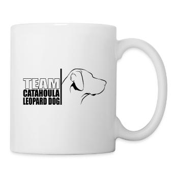 TEAM Catahoula Leopard Dog Hunde Hund Wilsigns - Tasse - Weiß - Rechts