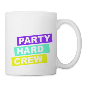 Party Hard Crew Member Team Club Friends Celebrate - Mug - white - Right