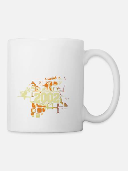 Flowerpower 2002 - Tasse - Weiß