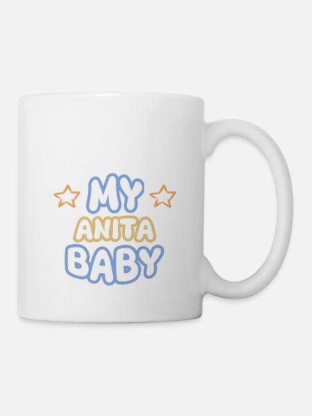 Anita als Vorname - Tasse - Weiß