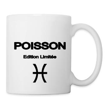 POISSON ELEGANT CADEAU ZODIAQUE EDITION LIMITEE - Mug blanc - blanc - Droite