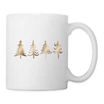 Sapin - Mug blanc - blanc - Droite