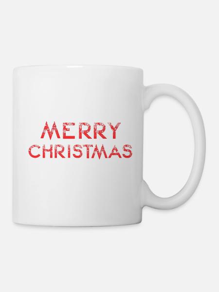Merry Christmas - Tasse - Weiß