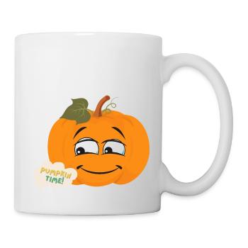 Pumpkin Time - Tasse - Weiß - Rechts