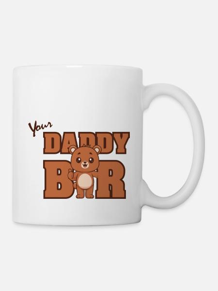 Daddy Bär - Tasse - Weiß