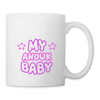 Vorname Anouk - Tasse - Weiß - Rechts
