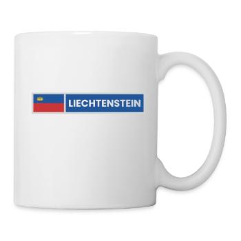 Liechtenstein National Flag - Mug - white - Right