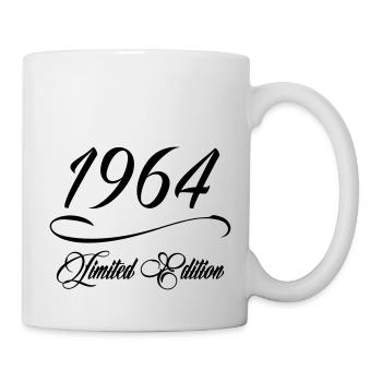 Limited Edition 1964 - Geburtstag 1964 - Tasse - Weiß - Rechts