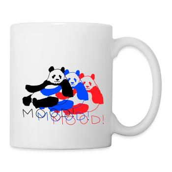Panda Mood Tricolor - Mug - white - Right