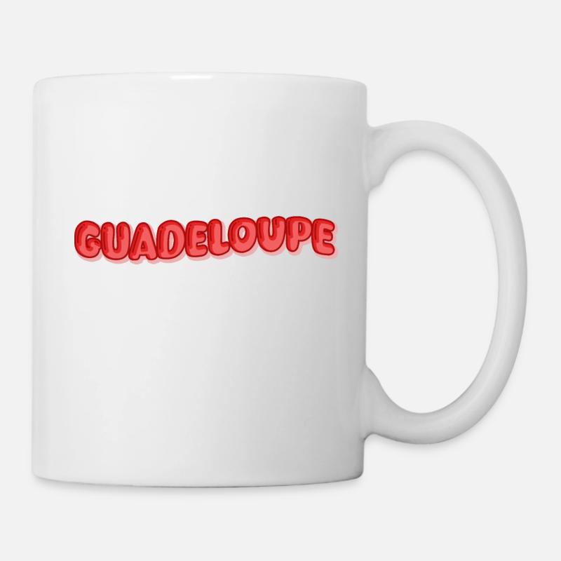 La Guadeloupe comme vacances - Mug blanc - blanc