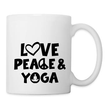 Yoga Meditation Spa Namaste - Tasse - Weiß - Rechts