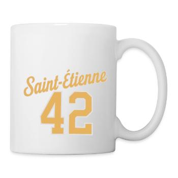 Saint-etienne 42 - Mug blanc - blanc - Droite