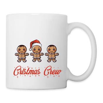 Christmas Crew lebkuchenmann - Tasse - Weiß - Rechts