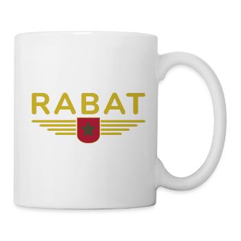 Morocco Rabat Fan Outfit Design T Shirt - Mug - white - Right