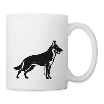 Belgian Malinois Shepherd Dog - Mug - white - Right