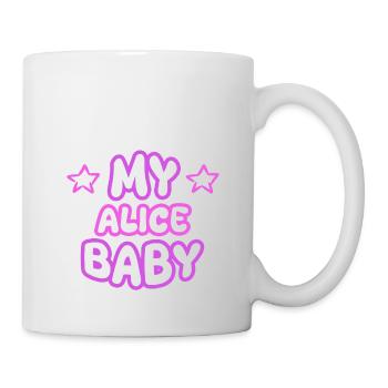 First name Alice - Mug - white - Right