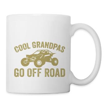 cool grandpas go off road - Mug - white - Right