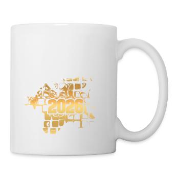 Or 2026 - Mug blanc - blanc - Droite