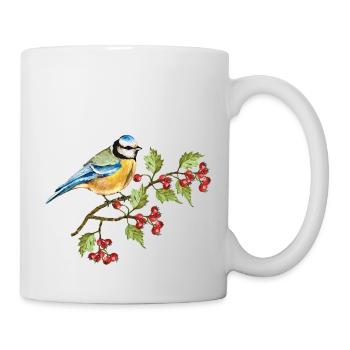Colorful bird - Mug - white - Right