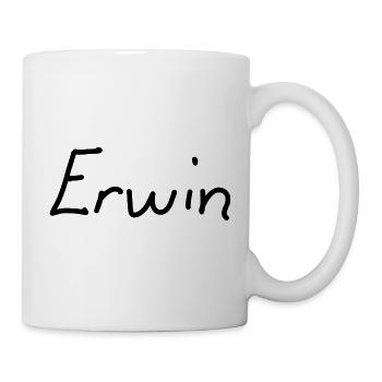 Erwin - Tasse - Weiß - Rechts
