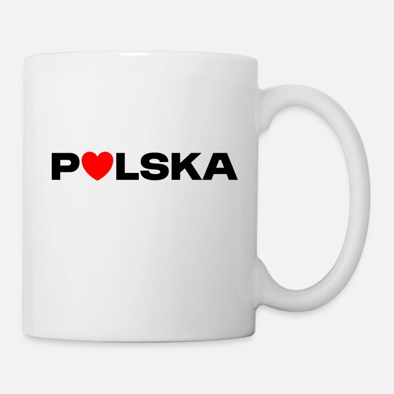 LOVE POLSKA Cadeau - Mug blanc - blanc