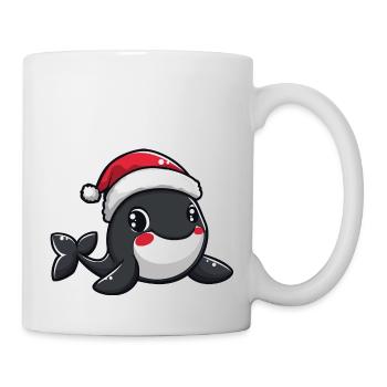 Wal Weihnachten - Tasse - Weiß - Rechts