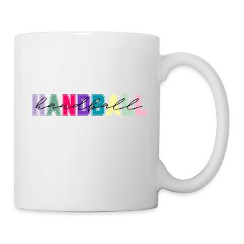 Handball couleurs - cadeau amateur de handball - Mug blanc - blanc - Droite