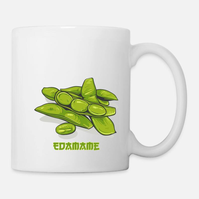 Edamame // Illustration - Tasse - Weiß