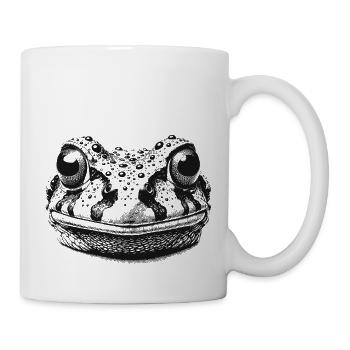Grenouille - Mug blanc - blanc - Droite