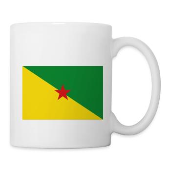 Guyane française - Mug blanc - blanc - Droite