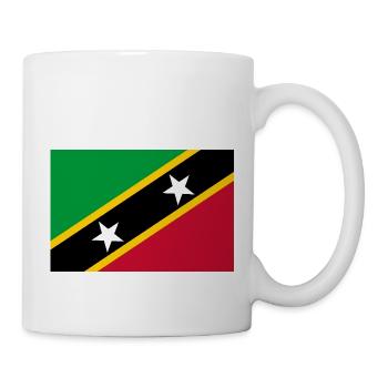 Saint-Kitts-et-Nevis - Mug blanc - blanc - Droite