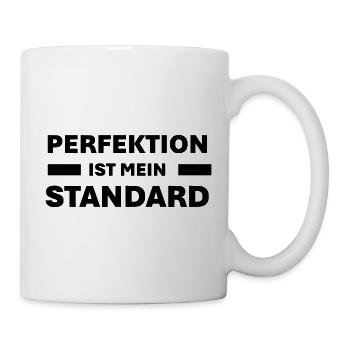 La PERFECTION est ma norme - Mug blanc - blanc - Droite