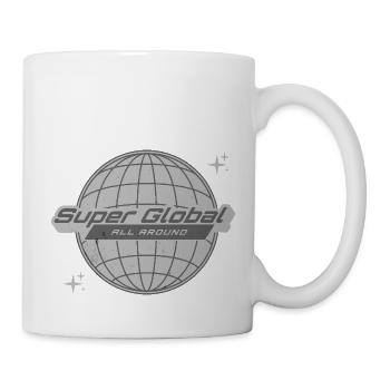 Super Global World Retro Vintage - Mug - white - Right