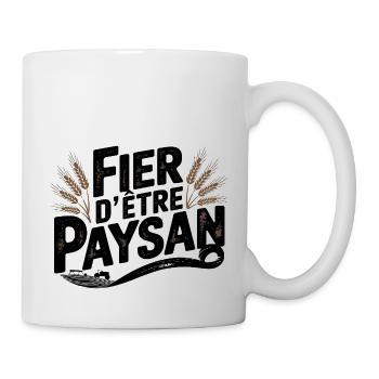 Proud to be a farmer - Mug - white - Right