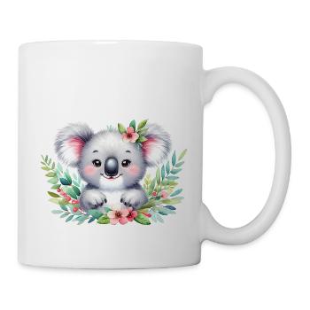 Koala Watercolor Illustration - Mug - white - Right