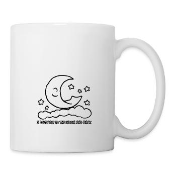I love you to the moon - Mug - white - Right