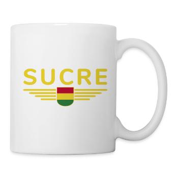Sucre Bolivia Fans T-Shirt Design - Mug blanc - blanc - Droite