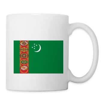 Turkmenistan - Tasse - Weiß - Rechts
