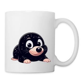 Maulwurf süß - Tasse - Weiß - Rechts