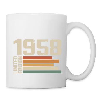 1958 Vintage - Retro 1958 Birthday Gift 1958 - Mug - white - Right