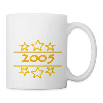 Année 2005 - Mug blanc - blanc - Droite