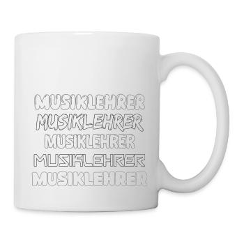 Geschenk für Musiklehrer - Tasse - Weiß - Rechts