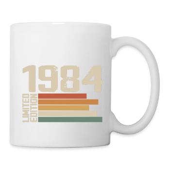 1984 Vintage - Retro 1984 Geburtstagsgeschenk 1984 - Tasse - Weiß - Rechts