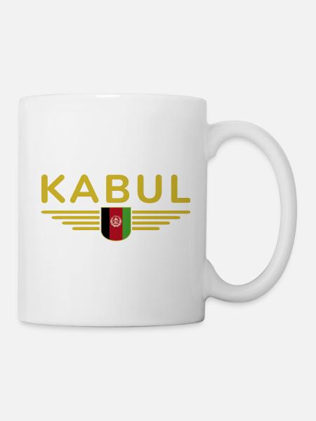 Kabul Design – Herz Afghanistans - Tasse - Weiß