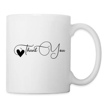 Thank you Font Line - Mug - white - Right