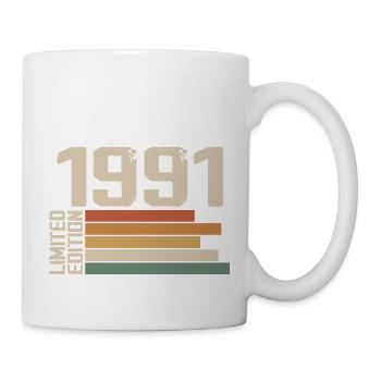 1991 Vintage - Retro 1991 Birthday Gift 1991 - Mug - white - Right