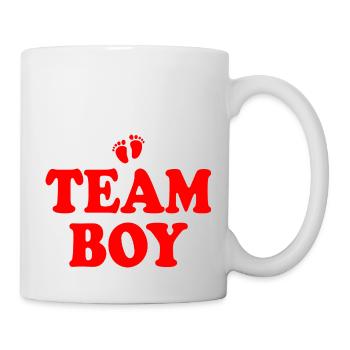 Team boy - Tasse - Weiß - Rechts