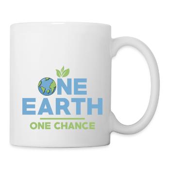 One Earth One Chance Planet Environmental Earth Da - Mug - white - Right