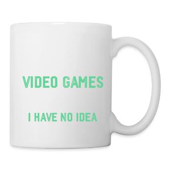 Ein Tag ohne Videospiele, Lustige Spiele, Spiele - Tasse - Weiß - Rechts