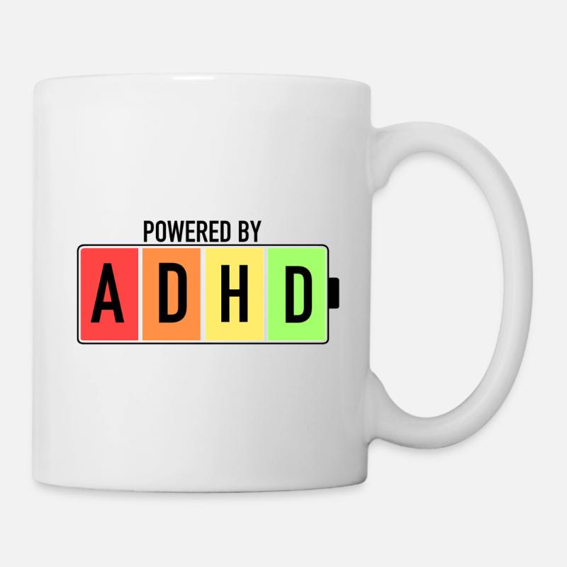 ADHD Awareness Neurodivergent - Mug - white
